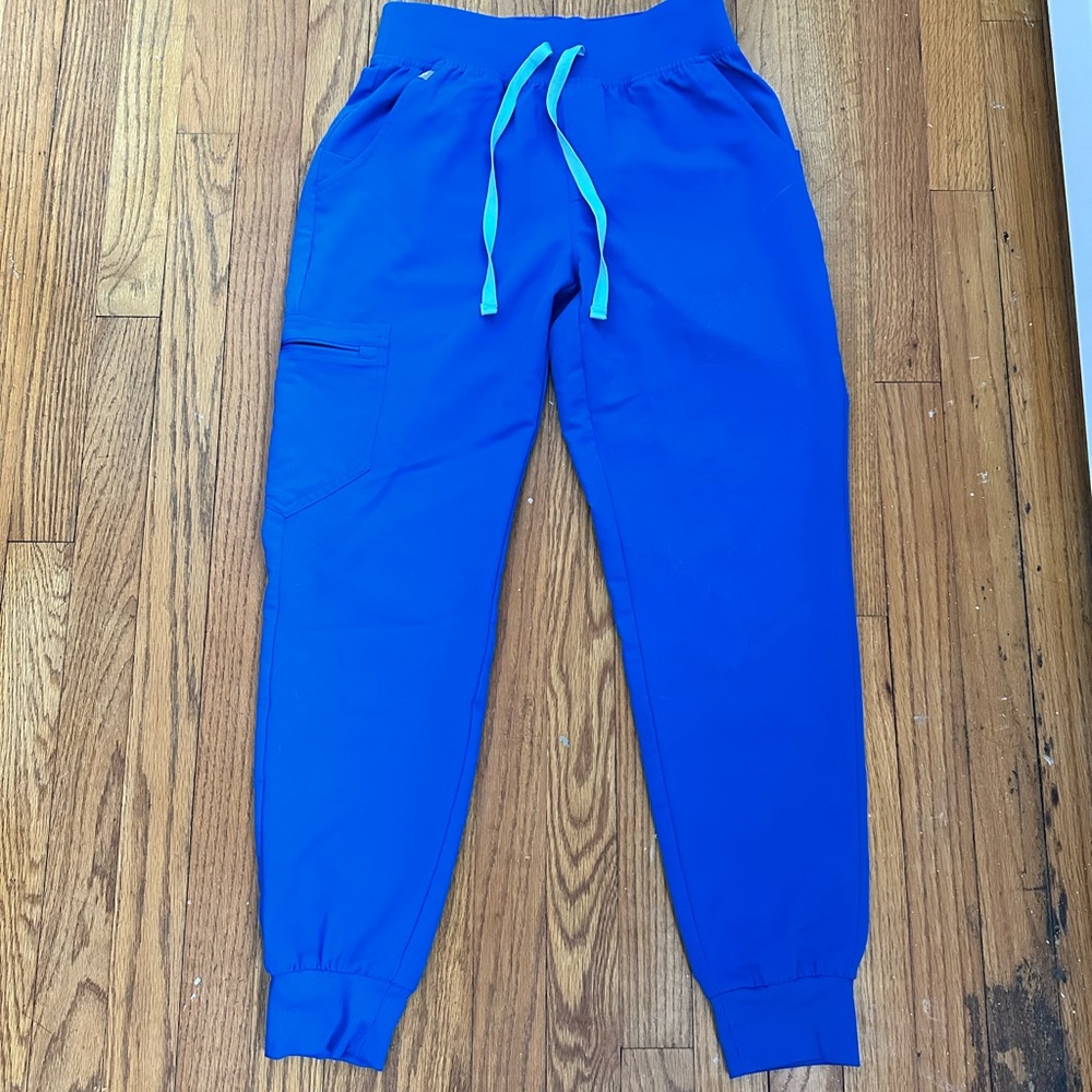 figs high waisted zamora jogger scrub pants